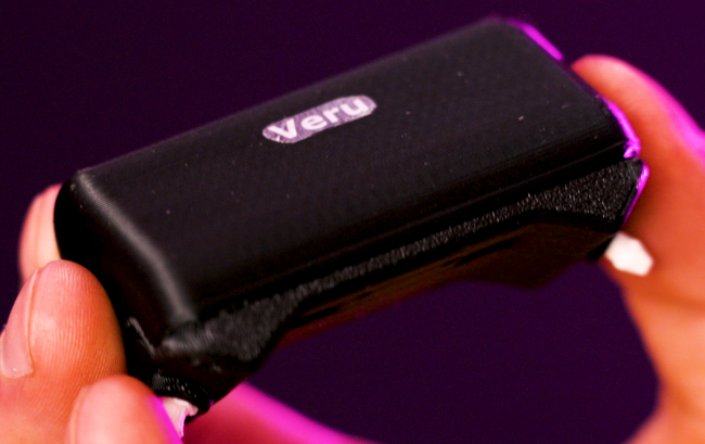 Second Veru One prototype showing the updated biometric layout.