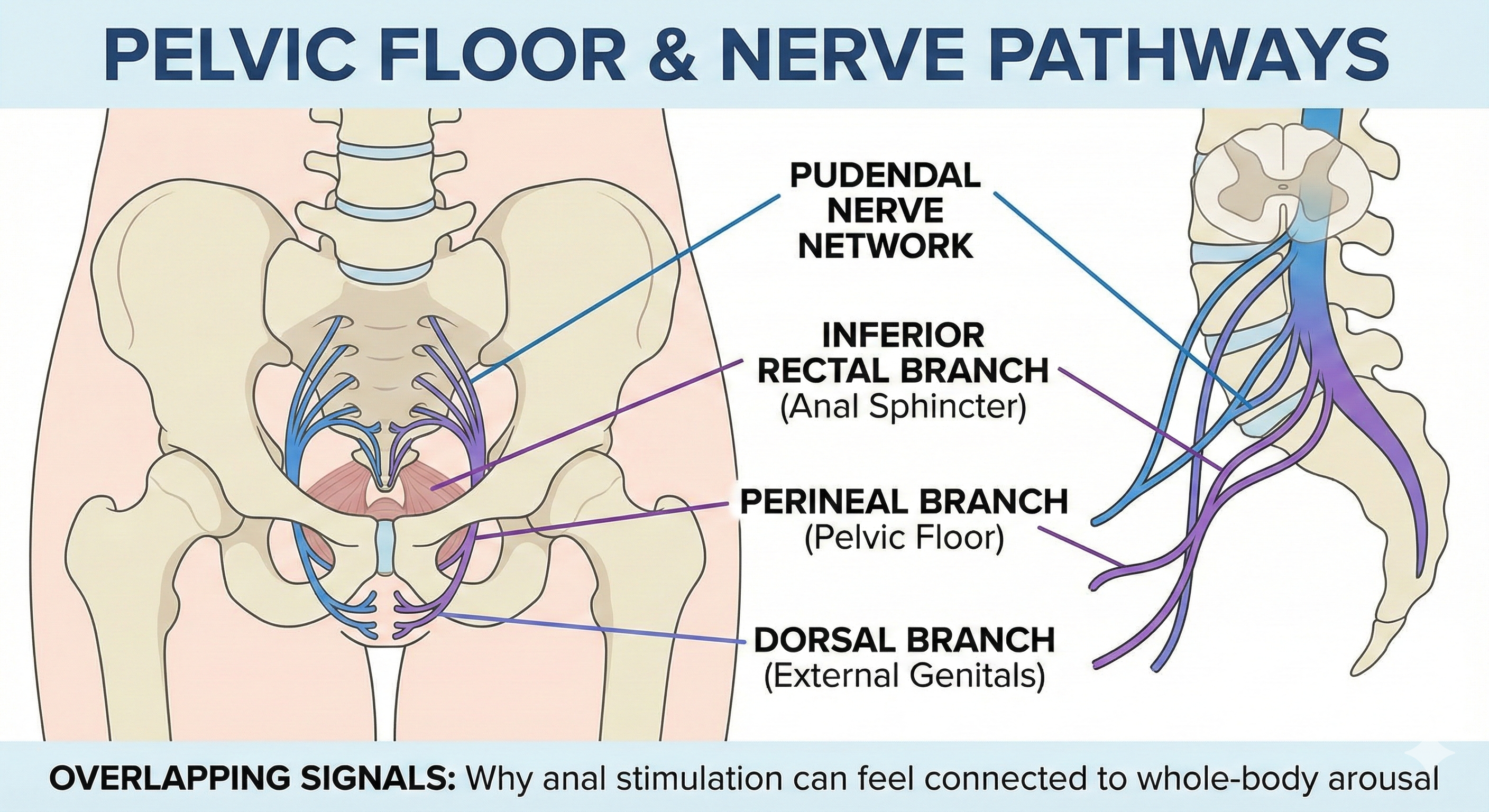 Supporting diagram for anal-orgasm.